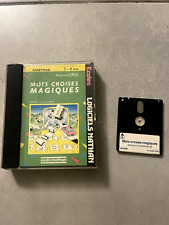 Jeu Amstrad CPC 6128 - MOTS CROISES MAGIQUES - Cedic Nathan (VERY RARE)