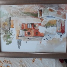 aquarelle ancienne Jean Abadie