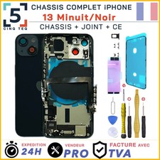 Chassis Premonte Remplacement pour iPhone 13 Noir Complet +Joint +NFC +Kit