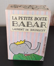 COFFRET LIVRES - LA PETITE BOITE BABAR - LAURENT BRUNHOFF - L'ECOLE DES LOISIRS