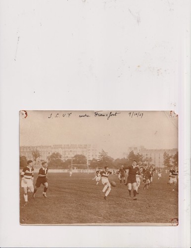 1927 paris match rugby - match.,