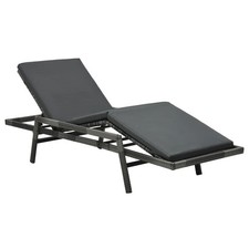 Chaise longue avec coussin - avec,