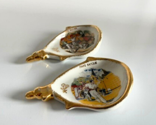 Pair vintage limoges - of,