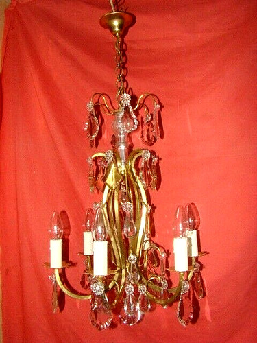 Lustre laiton cristal type - lustre, et