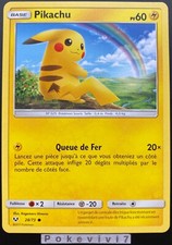 Carte Pokemon PIKACHU 28/73 Commune Soleil et Lune 3.5 SL3,5 FR NEUF