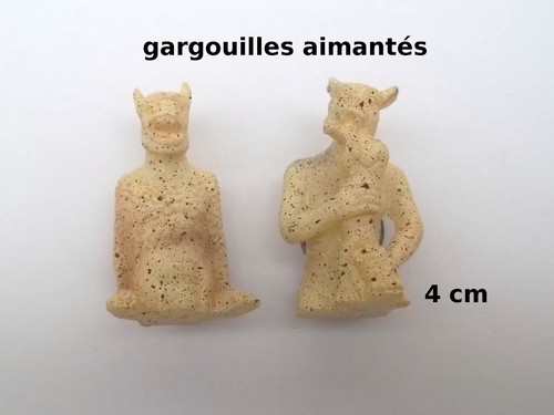 Lot aimants gargouille - lot, aimants,