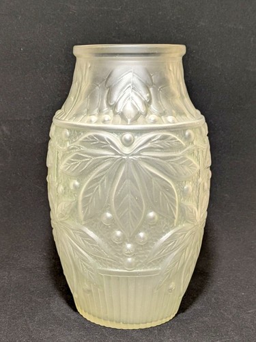 French art deco glass vase - french, by