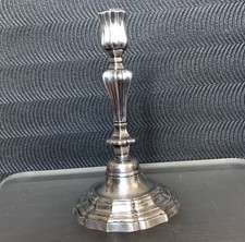 Bougeoir en bronze argenté