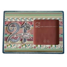 Cadre photo en bois 21 ans