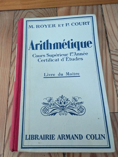 Arithmétique cours supérieur - arithmétique,