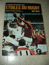 Vintage RAR card Album Vignette les etoiles du Rugby 1971 1972  panini / AGE