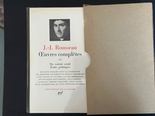 PLEIADE-J.J ROUSSEAU-DU