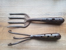 Lot ancien outil de jardin Goldenberg jardinage jardinier ancienne collection 