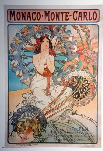 Affiche poster monaco - ,