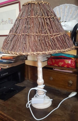 Lampe table bois - lampe,