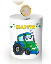 Tirelire enfant tracteur