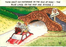 Humour Anglais - English - illustration Syd - Pont - Automobiles - Couples - CPM