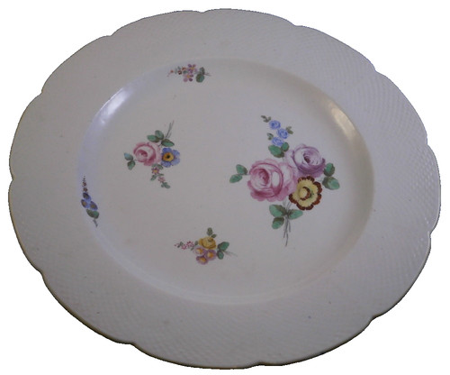 Assiette florale porcelaine - en,