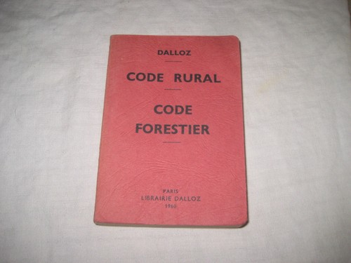 Livre code rural - rural,