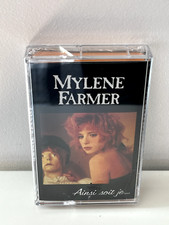 Mylene Farmer K7 Cassette Audio Couleur Orange Ainsi soit-je... Neuf