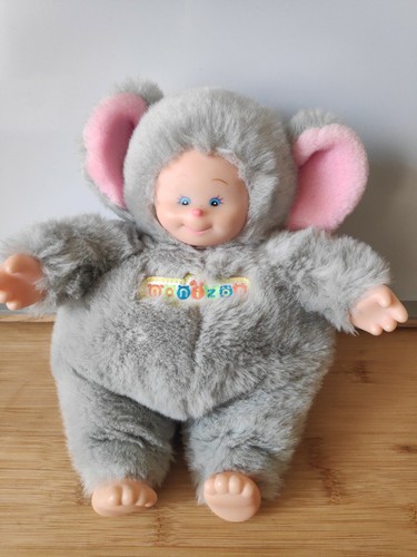 Peluche doudou poupée souris