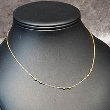 BIJOU - fin collier plaqué or