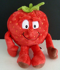 *. DOUDOU PELUCHE BOULE GOODNESS GANG TCC LIDL Blaise LA FRAISE ROUGE EXCEL.ETAT