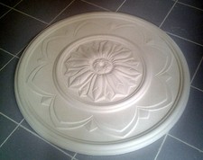 Grande Rosace 102cm Staff. Art Déco / Néo-classique. Plafond. Neuf. St-Étienne.