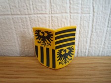 PLAYMOBIL - Bouclier Jaune Aigle Noir du Chevalier Baron - 3890 [Vintage / Rare]