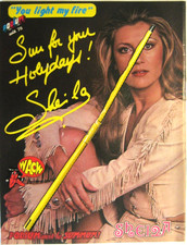 Ancien Clipping PODIUM Année 1978 avec Poster A4 SHEILA et au dos Pub DIAMANT .