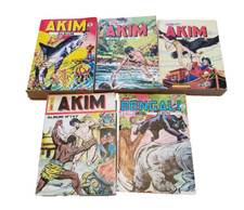 Lot de BD Petit Format AKIM lot de 6 Albums reliés / TBE