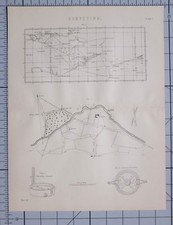 1868 Imprimé Arpentage