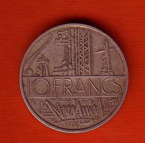 Pièce francs mathieu de - 10,