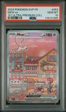 Carte Pokémon Mew Ex SVP 053 PSA 10