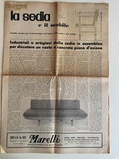 La sedia ed il Mobile Magazine 1958  (Gio Ponti, Cassina , Albini era)