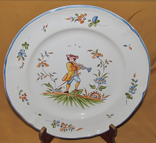 Assiette faïence niderviller - assiette,