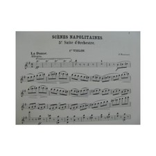 MASSENET Jules Scènes Napolitaines Orchestre ca1893