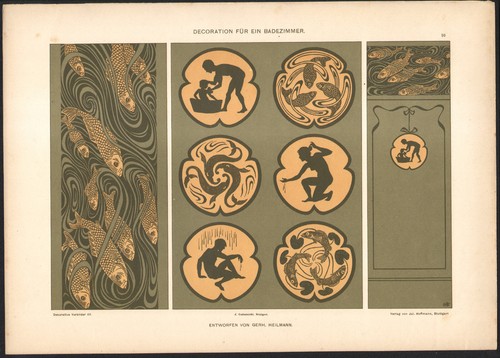 1900 lithographie gerhard - 1900,