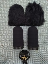 2 bonnettes anti-vent professionnelles pour micro