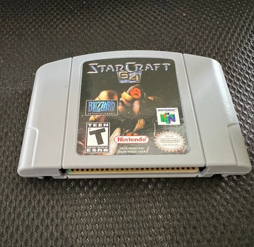 Star craft n64 game card - star,