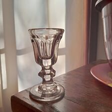 ANCIEN VERRE À GOUTTE LIQUEUR SUR PIED VERRE SOUFFLÉ