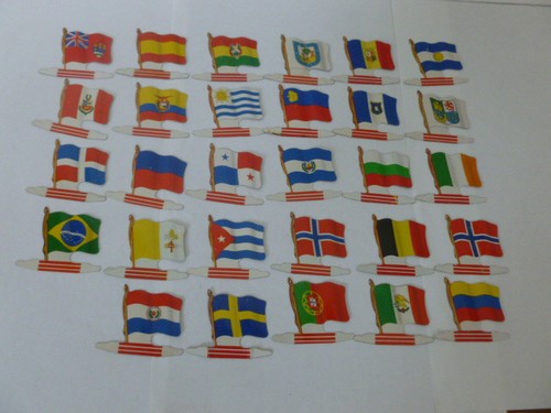 Ancien lot drapeaux pavillons - ancien,