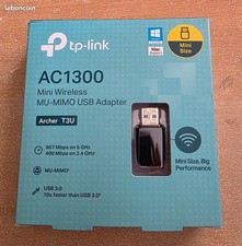Clé wifi TP-Link Archer T3U 5 GHz et 2,4 GHz USB 3.0, meilleur connexion Interne