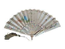 éventail ancien XIX nacre et