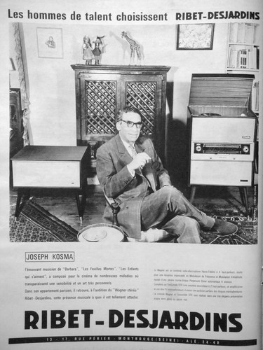 Publicité 1960 ribet - publicitÉ,