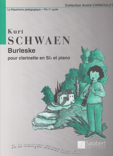 Burleske pour clarinette en - clarinette,