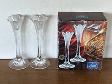 RARE coffret 2 chandeliers en cristal d'arques modèle GRANVILLE / TBE / No verre