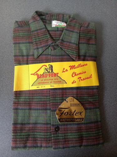 Ancienne chemise travail - chemise, de