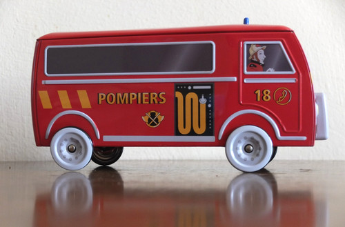 Boite gateaux tole camion - boite,