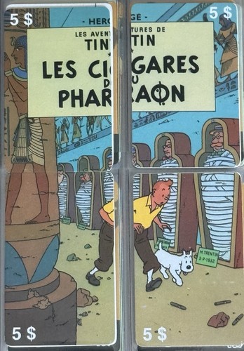 Rare puzzle 4 télécartes - -,